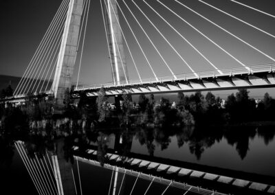Fotografía del Puente Real en Badajoz sobre el río Guadiana